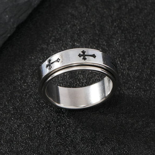 Cross Fidget Ring