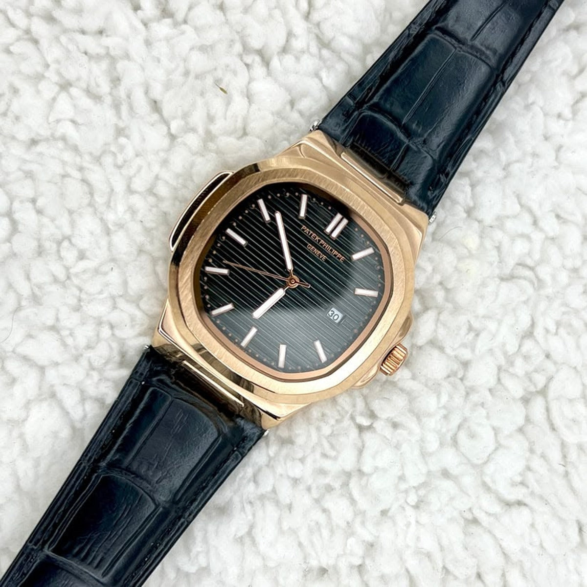 Patek Philippe Nautilus - Leather Strap