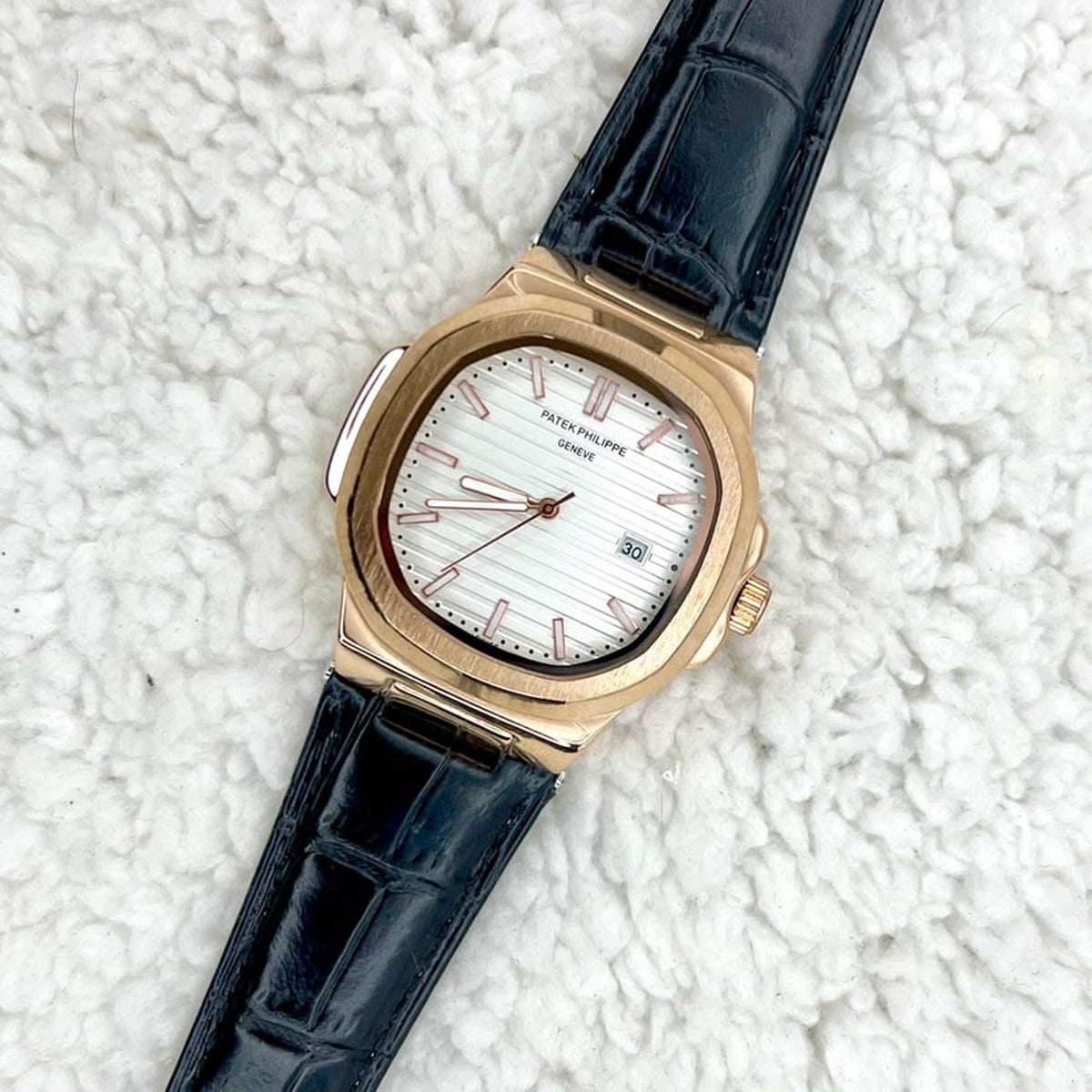 Patek Philippe Nautilus - Leather Strap